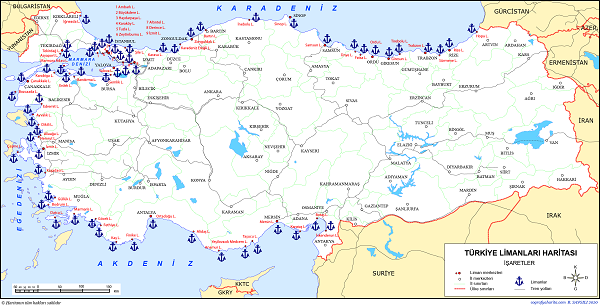 türkiye deniz haritası